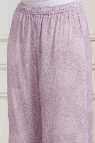 Pink Floral Printed Kurta Set